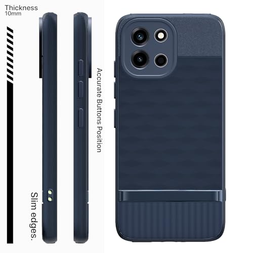 Image of Outlouders Back Cover for OnePlus Nord 6 5G | Full Camera Protection | TPU Soft Flexible Shockproof Bumper Case (Blue)