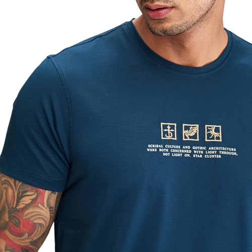 Image of Spykar Men's Slim Fit Round Neck Half Sleeve Solid Casual T-Shirt