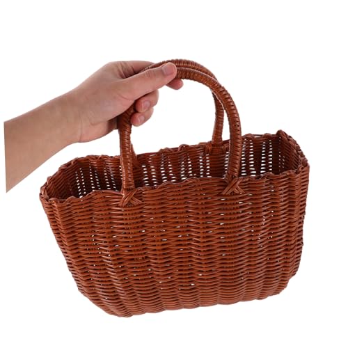 Cabilock Lightweight Woven Tote Bag for Women Summer Beach Handbag Stylish Picnic Basket Fashionable Outdoor Storage Versatile Weave Design for Home and Travel4