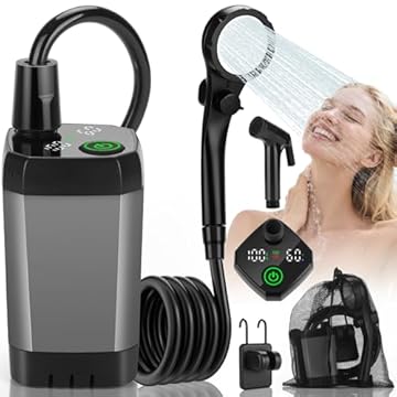 battery powered shower pump