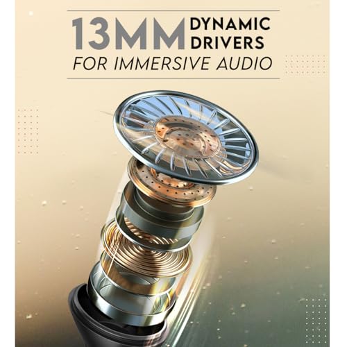 Image of Zimo AeroFlex Bluetooth 5.2 Wireless in-Ear Headphones, 18Hrs Playtime, Deep Bass, HD Calls, Dual Device Pairing, Voice Assist, Type-C Fast Charge Wireless Neckband, IPX4 (White & Jet Black)