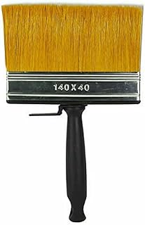Large Paint Brush, 12cm 4.7" Wide Stain Brush for Sheds, Fences, Floors, Doors, Decks and Concrete, Soft Synthetic Filament Bristles, Stain, Seal and Paint Fast (Shed & Fence Brush 120x30mm/4.7")