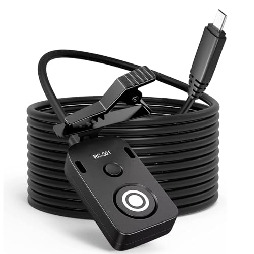 DYTDIEYINGTU Small Release Shutter Remote Control Cable RC-301 S2 for Sony Support Video Camera Cable a7m4 a7r4 a7r2 r3 m2 a9 a1 a6600 a6500 (500cm/196in)