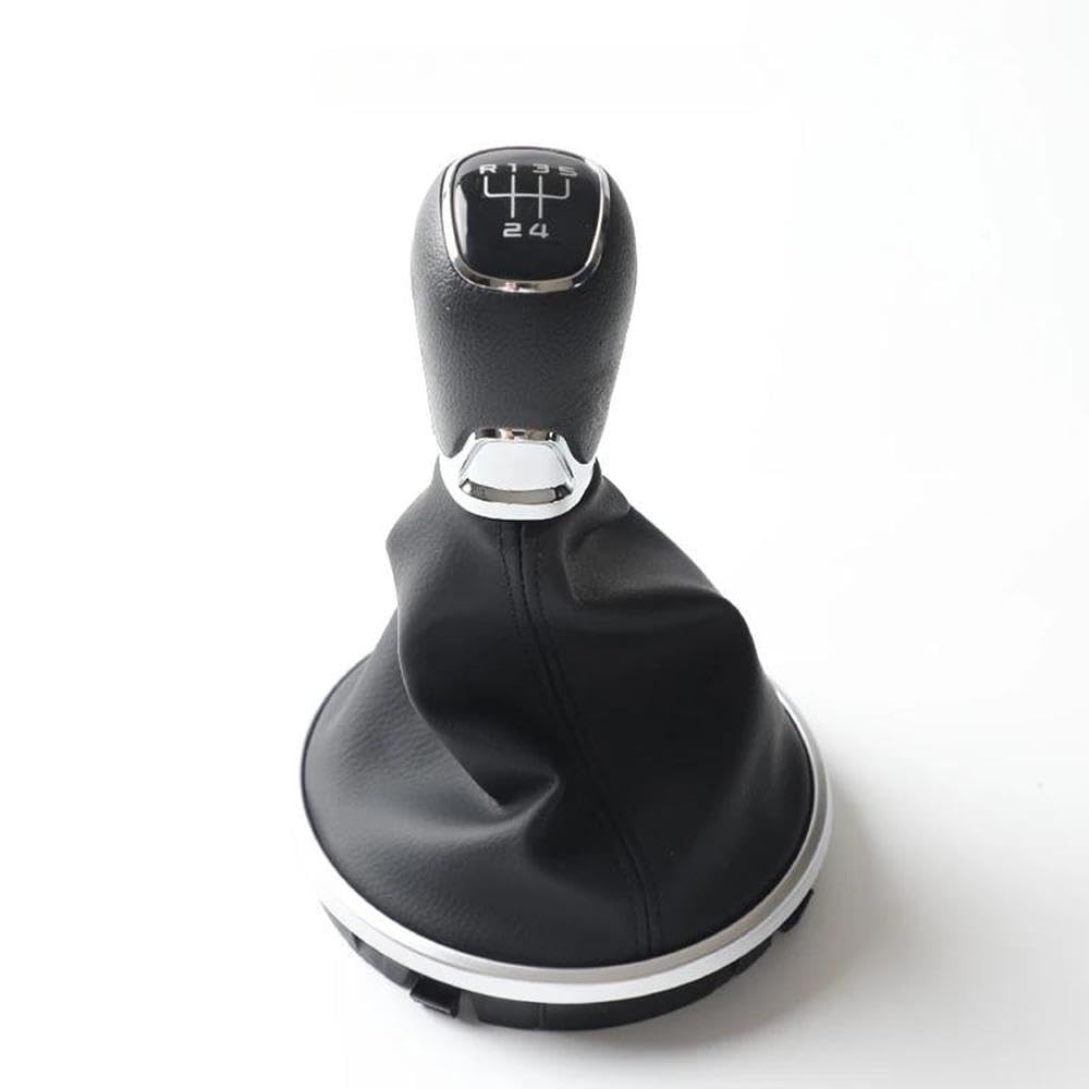 POANBCGY Shift Ball Joint 5 Speed Car Gear Shift Knob for Skoda Fabia 2 II MK2 Combi Scout 2007-2014 Boot Cover Case
