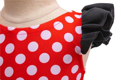 Dressy Daisy Baby Toddler Girls Polka Dots One Piece Bathing Suit with Headband Swimsuit Swimwear Size 9 Months to 5T4