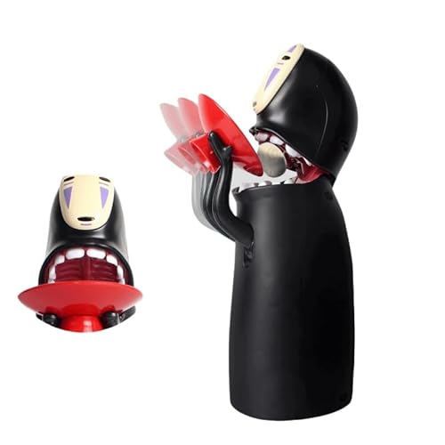 カオナシ 顔なしコイン貯金箱, 貯金箱,おもしろグッズ自動で食べる 充電可能 子供 面白い 誕生日プレゼント ギフト (電池式) [並行輸入品]のサムネイル