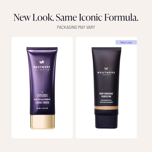 Image of Westmore Beauty Body Coverage Perfector - 6N Rich Radiance - 3.4 oz | Waterproof leg & body makeup, Bronzer for women, Tattoo cover up makeup, Tattoo concealer