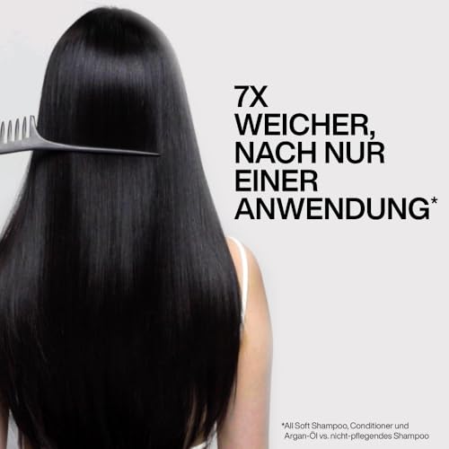 5. Bild von Redken Spülung für trockenes und brüchiges Haar, Belebt und hydratisiert, Mit Fettsäuren, Antioxidantien und Argan-Öl, All Soft Conditioner 1 stück (1er Pack)