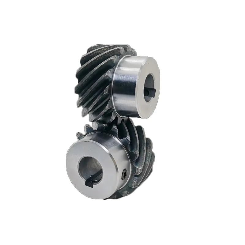 1pc 1Mod 15 Teeth 1M 15T Left Hand and Right Helical Gear Motor Interlaced 45 Degree Left-Handed Gears 8/10mm Hole(1M 15 Teeth 12mm,1pc Right Hand)