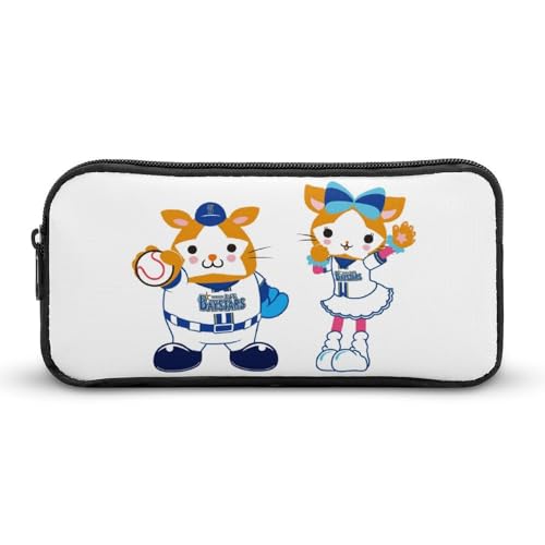 横浜DeNAベイスターズ(8)文具ケース ペンケース 収納グッズ 筆箱 ペンバッグ 筆入れ 多機能 学用品収納 大容量軽量 伸縮性が良く、繰り返し使用可能 傷防止 防汚 掃除が簡単 いろいろな文房具を収納 オフィス小物 コスメバッグとして 男女兼用 携帯便