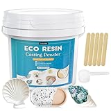 Resin Casting Powder 3000g, Fast Curing Eco Resin Casting Kit for Beginners,20-30 Minutes Demold, Easy Mixing Water Activated Plaster Powder Molding Powder for Crafts Sculpture DIY Home Art