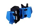 Aquastrength Aquatic Resistance Fins | Increase Drag for Strength & Toning | Pool Fitness Water Leg Weights | Lower Body Pool Weight | Quick Start Guide and Online Programs. (Blue)