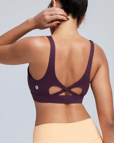 Image of RUNNING GIRL Sports Bra for Women High Support, Molded Cup High Impact Sports Bras with Sewn in Pads Workout Running Bra