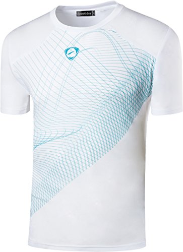 Sportides Big Boy's Quick Dry Active Sport Short Sleeve Breathable Tshirts T-Shirts Tees Tops Lbs703 White Xl #TOP13