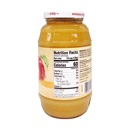Santa Cruz Organic Apple Apricot Sauce, 23 Ounces #TOP1