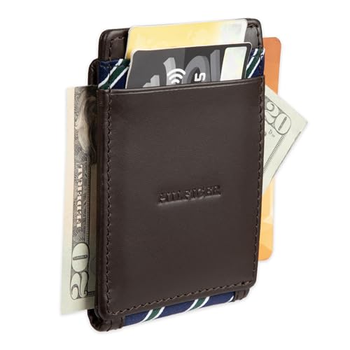 Image of Tommy Hilfiger Men's Tie Fabric Magnetic Front Pocket Wallet