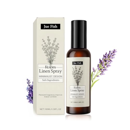 Spray de Lavanda 100ml | Spray Ambiental & de Almohada con Aceite Esencial 100% Puro y Natural | Bio, para Relajación, Dormitorio y Bienestar