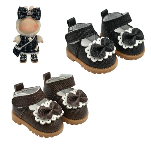 QIXINGWISE Doll Shoes for Lububu, 15cm 17cm Dolls Accessories, Mini