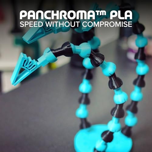Image of Polymaker Panchroma PLA Polymaker Teal 3D Printer Filament, 1.75mm, 1kg Spool, Easy to Print, High Speed Printing, Tangle Free, AMS Compatible, Perfect for Toys, Decor, Miniatures, Models & Cosplay