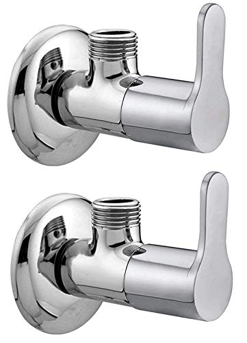 RSP Quality bit® Angle Valve Chrome With Wall Flange (Set of 2) 1