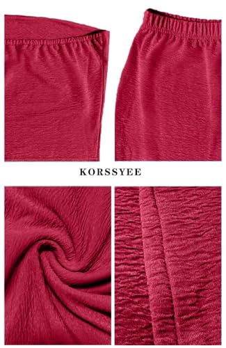 Image of Two Piece Dress Outfits for Women Sleeveless Tube Tops Bodycon Maxi Dress Summer Strapless Crop Top Sexy Suits Set