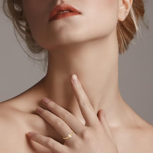 MUSTHAVE 18K Rose Gold Plated Opal Ring, White/Green/Pink Opal, Adjustable Size4