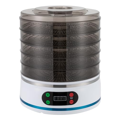 Dörrautomat Lebensmittel Dehydrator Obsttrockner 350W Dörrgerät 35-70 ℃ Desktop Lebensmitteltrockner Trockner Maschine für Jerky, Früchte, Kräuter, Gemüse mit 5 Einlegefächer Temperaturkontrolle Dörrautomat Lebensmittel Dehydrator Obsttrockner 350W Dörrgerät 35-70 ℃ Desktop Lebensmitteltrockner Trockner Maschine für Jerky, Früchte, Kräuter, Gemüse mit 5 Einlegefächer Temperaturkontrolle