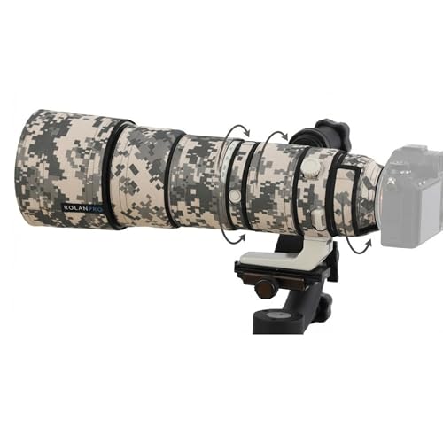 Image of Rolanpro Waterproof Lens Cover Camouflage Raincoat for Sony FE 200-600mm F5.6-6.3 G OSS Lens Protective Sleeve Case Clothing-#UCP Waterproof