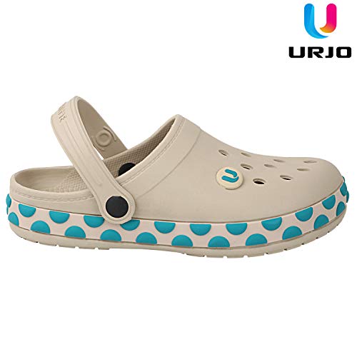 Image of URJO GEMS Kid's Clogs /Sandals with Adjustable Back Strap Ultra Soft & Flexibility Anti Skid Comfortable Waterproof Daily Mules Clogs /Sandals Boy's & Girl's