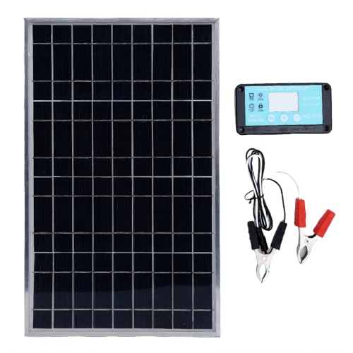 LAISANIM 100 Watts Solar Panel Kit 12V Solar Battery Charger RV Boats Battery Marine Home Outdoor Off Grid System for Car RV Boat Marine Trailer Automotive