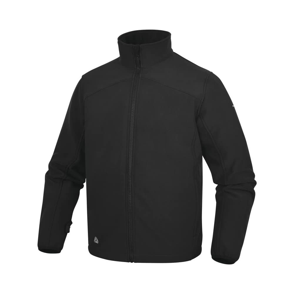 DELTA PLUS Parka de trabajo de invierno 3 en 1 capucha fija repelente al agua transpirable 4 bolsillos soporte elástico 100% PL Deltaplus EOLE2 - M, negro