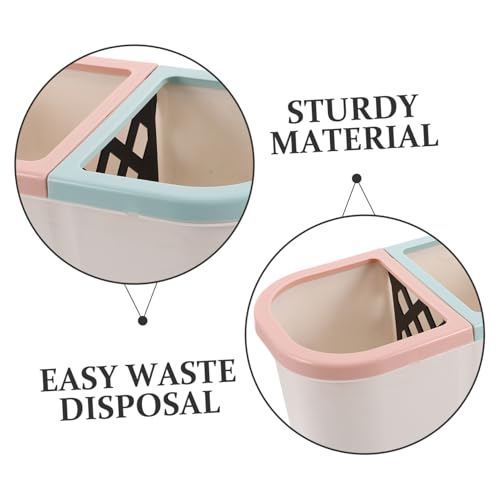 Caneca de basura delgada con compartimentos para baño y cocina miniatura 3