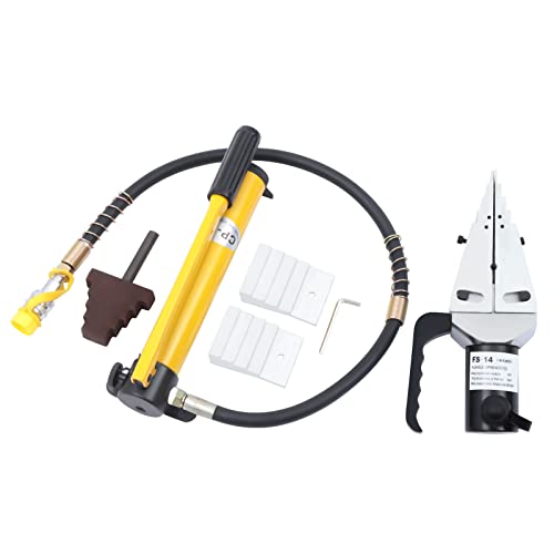 Goudergo Portable Hydraulic Flange Spreader Splitter Expander Hydraulic Flange Expander Stretching Pliers 14T for Electric Power Repair and Construction Work