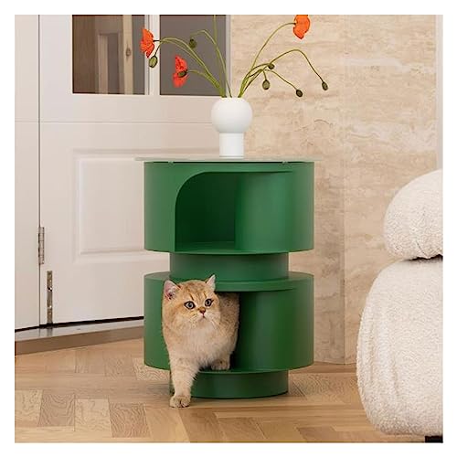 Mesa de Centro, Mesa auxiliar pequeña con cama for gatos, mesa auxiliar, mesita de noche, mesa de centro con cama for gatos, condominios for sala de estar, dormitorio, balcón, familia y oficina mesa a