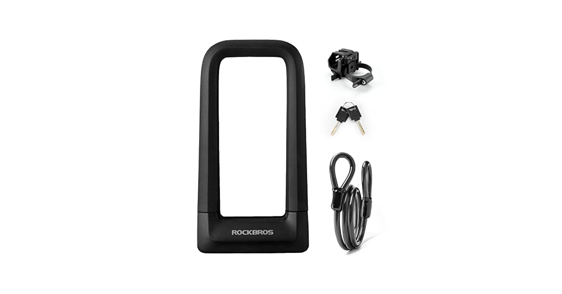 Amazon.com: ROCKBROS Heavy Duty Anti Theft Bike U Lock with