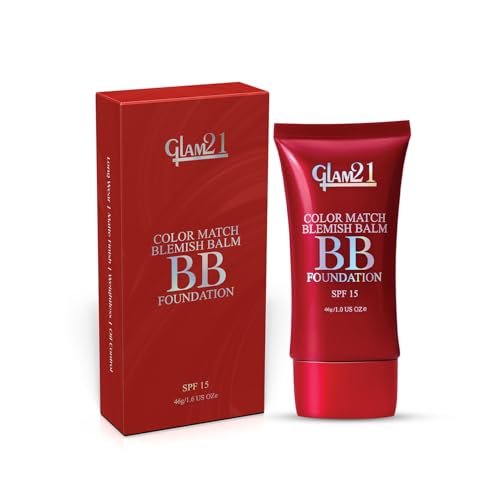 Image of Glam21 Color Match BB Foundation SPF15 IDual Purpose of Foundation & Sunscreen Blemish-free Glow |Non-cakey Daily Use | Non-greasy & Lightweight | Long-lasting Radiant Makeover|46gm - 04 Medium Beige