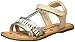 KICKERS DIAMANTO, Sandali Bambina, Multicolore Argento Beige Zebrato 161, 27 EU