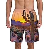 Photo Gallery cactus desert sunsets stampa pantaloncini da spiaggia da uomo costume da bagno pantaloncini da bagno da uomo con tasche, nero , m Photo Gallery cactus desert sunsets stampa pantaloncini da spiaggia da uomo costume da bagno pantaloncini da bagno da uomo con tasche, nero , m