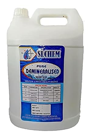 SLCHEM Pure Demineralised Water (5L)