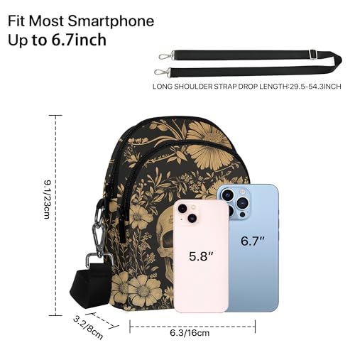 Crossbody Purse for Women Lightweight Small Crossbody Bag Waterproof Phone Wallet with Card Slots Adjustable Strap4