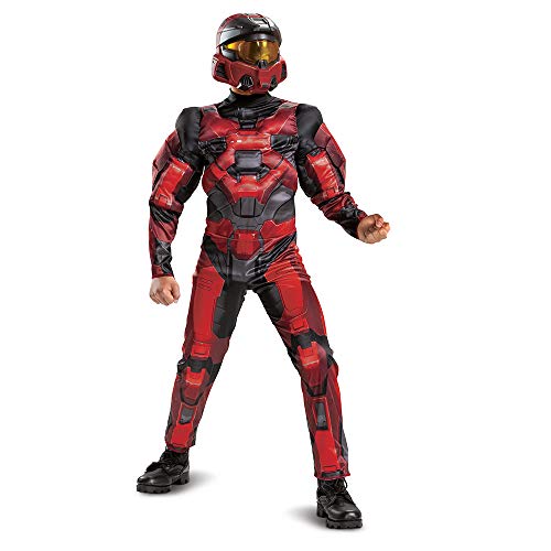 Disfraz Halo Infinite Spartan Rojo Talla Niños 4-6 miniatura 3