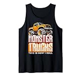 Photo Gallery questo è il modo in cui rotolo monster truck retro boys kids canotta Photo Gallery questo è il modo in cui rotolo monster truck retro boys kids canotta