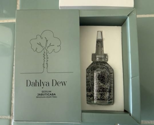 Dahlya Dew Jabuticaba Radiant Renew Face Serum | Antioxidant Brightening | Brazilian Skincare | Smooths, Evens & Hydrates | Anti-Aging & Soothing | Promotes Skin Renewal | 30ml | Made in Brazil