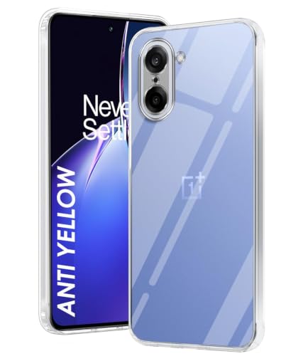 Image of DIZORO Compatible with Oneplus nord Ce5 5G Back Cover Case Clear,[ Anti Yellow ][Military Grade Protection] Hard PC Back Cover Transparent