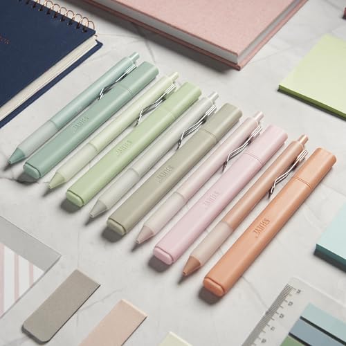 Image of BLIEVE Bible Highlighters And Pens No Bleed, Chisel Tip & Rollerball Pens, Multicolor Ink, Comfort Grip & Fast Dry, Cute Bible Journaling (PASTEL)