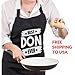 99WakeUp Men Best DON Ever - Personalized DON Name Birthday Apron Workwear - 1 Size fits all Black Apon Kitchen Decor