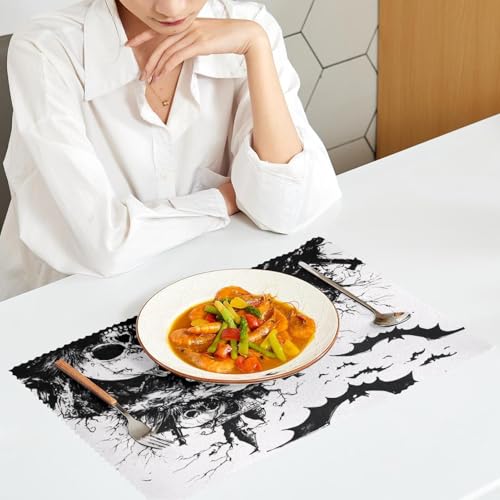 Sets de table Halloween résistants à la chaleur pour protéger vos tables