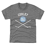 500 LEVEL Logan Cooley Utah Sticks Youth Shirt (Tri Gray, 6-7Y Small)