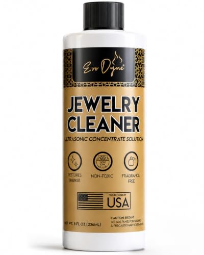 Evo Dyne Ultrasonic Jewelry Cleaner Solution 8 oz Concentrated Formula