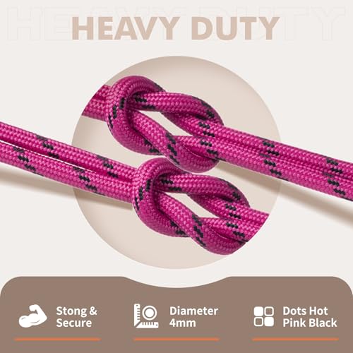 Image of Stepace 2 Pairs Round Heavy Duty Boot Laces for Hiking and Work Boots